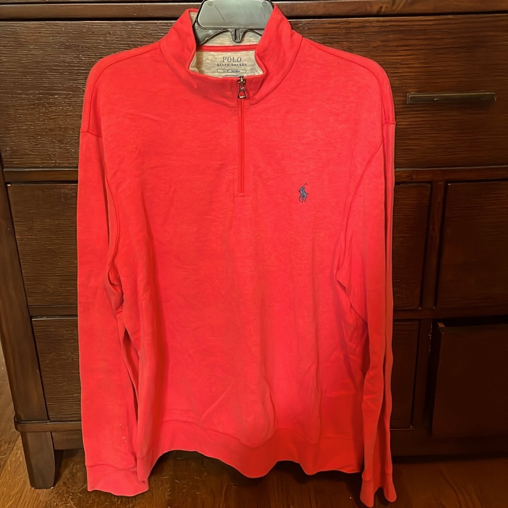 Polo Ralph Lauren quarter zip; large; like new